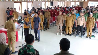 Bupati Kutai Kartanegara (Kukar), dr. Aulia Rahman Basri, memimpin pelantikan Anggota Badan Permusyawaratan Desa (BPD) Pergantian Antar Waktu (PAW) Desa Pulau Harapan